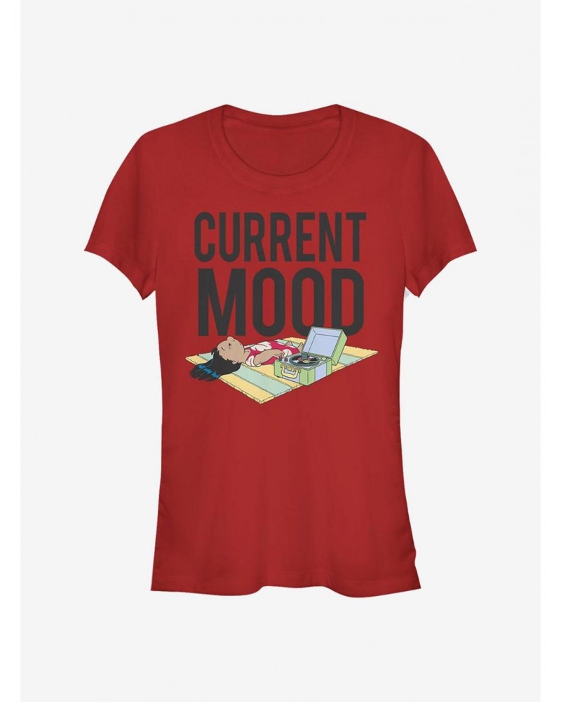 Disney Lilo & Stitch Current Mood Lilo Girls T-Shirt $7.17 T-Shirts