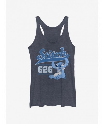 Disney Lilo & Stitch Stitch Collegiate Girls Tank $6.42 Tanks