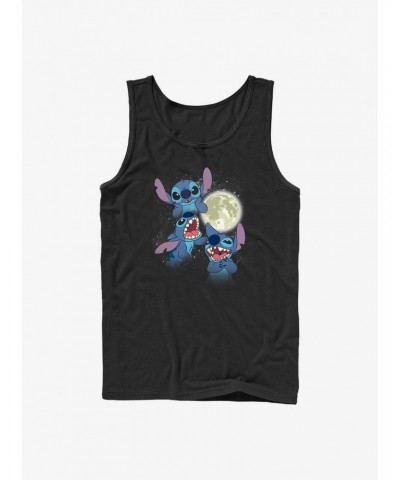 Disney Lilo & Stitch Three Stitch Moon Tank $9.56 Tanks