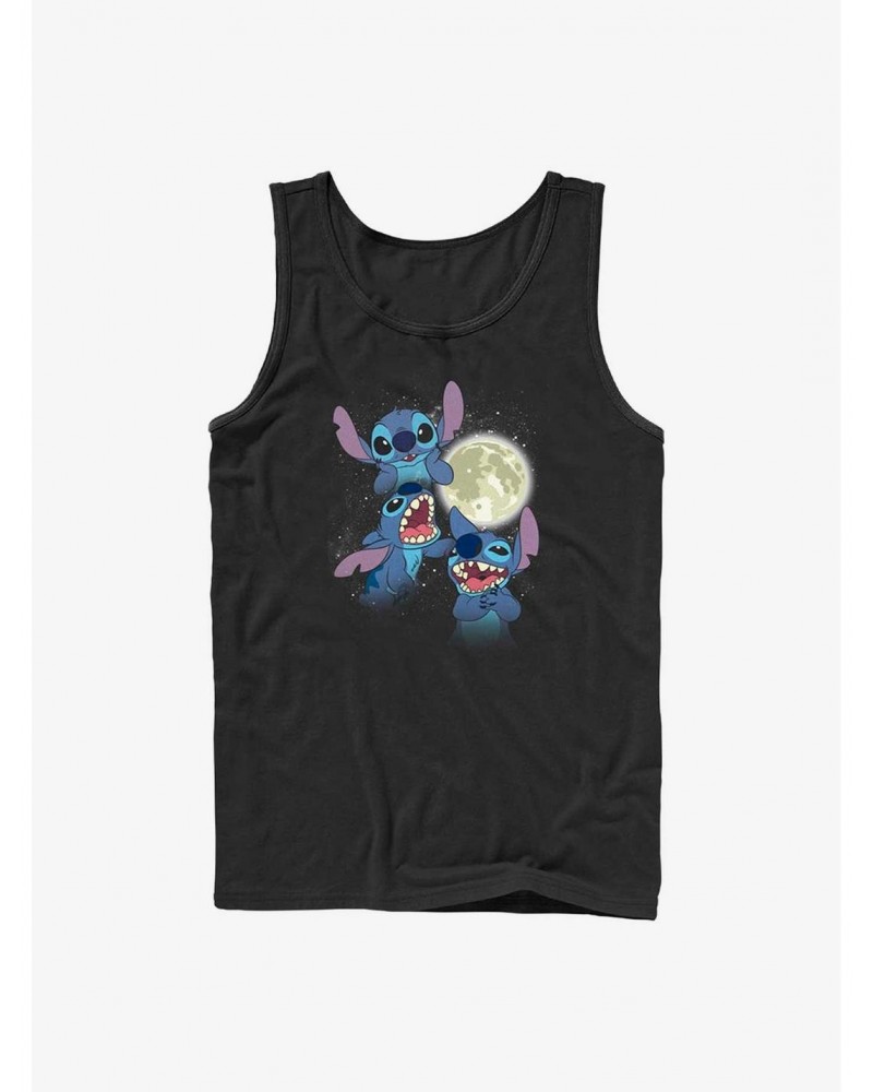 Disney Lilo & Stitch Three Stitch Moon Tank $9.56 Tanks