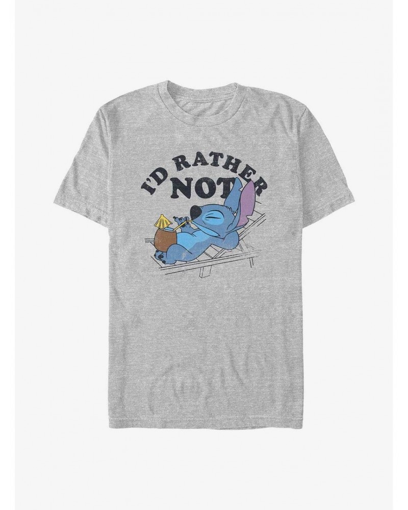 Disney Lilo & Stitch I'd Rather Not T-Shirt $7.84 T-Shirts