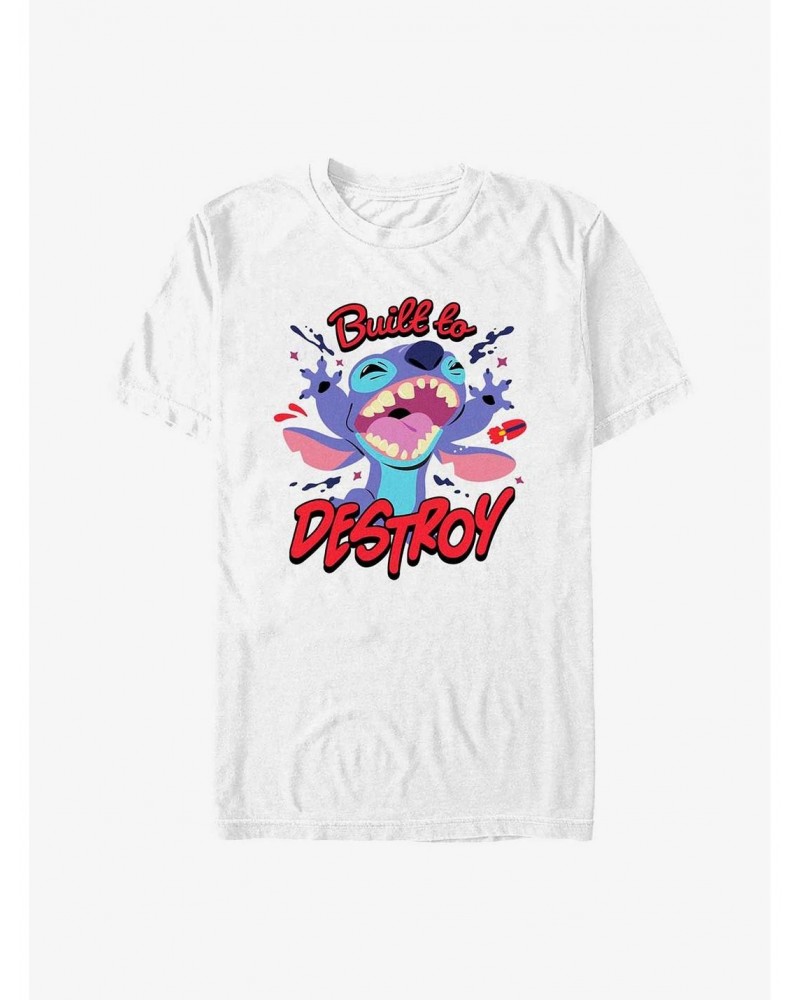 Disney Lilo & Stitch Built To Destroy T-Shirt $8.80 T-Shirts