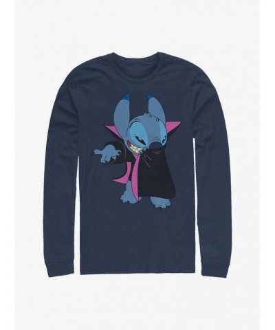 Disney Lilo & Stitch Vampire Stitch Long-Sleeve T-Shirt $11.58 T-Shirts