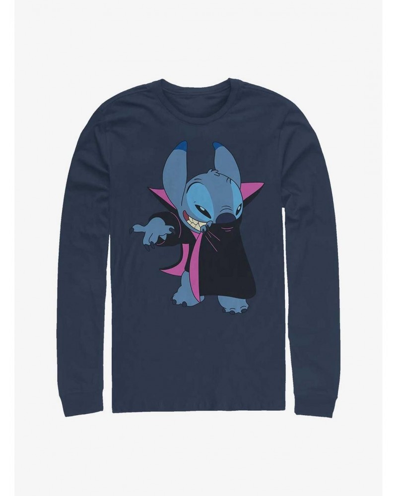 Disney Lilo & Stitch Vampire Stitch Long-Sleeve T-Shirt $11.58 T-Shirts