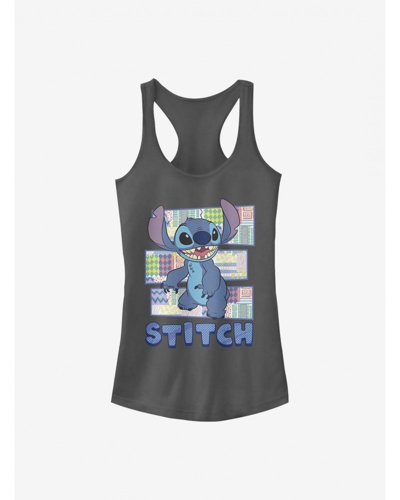 Disney Lilo & Stitch Character Shirt With Pattern Girls Tank $8.17 Tanks