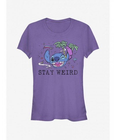 Disney Lilo & Stitch Trippy Stitch Girls T-Shirt $9.56 T-Shirts