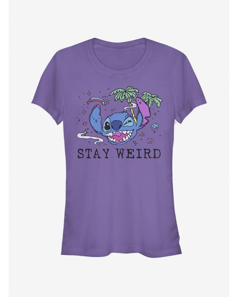 Disney Lilo & Stitch Trippy Stitch Girls T-Shirt $9.56 T-Shirts