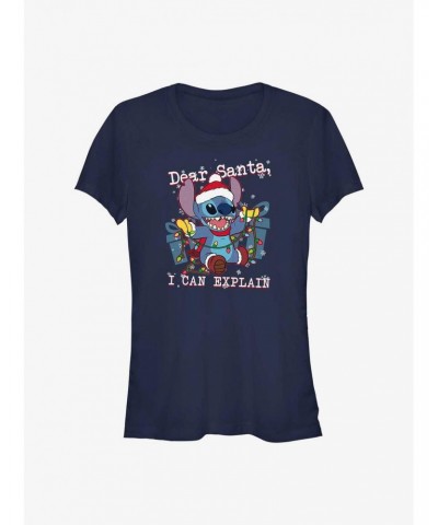 Disney Lilo & Stitch Dear Santa Girls T-Shirt $9.56 T-Shirts