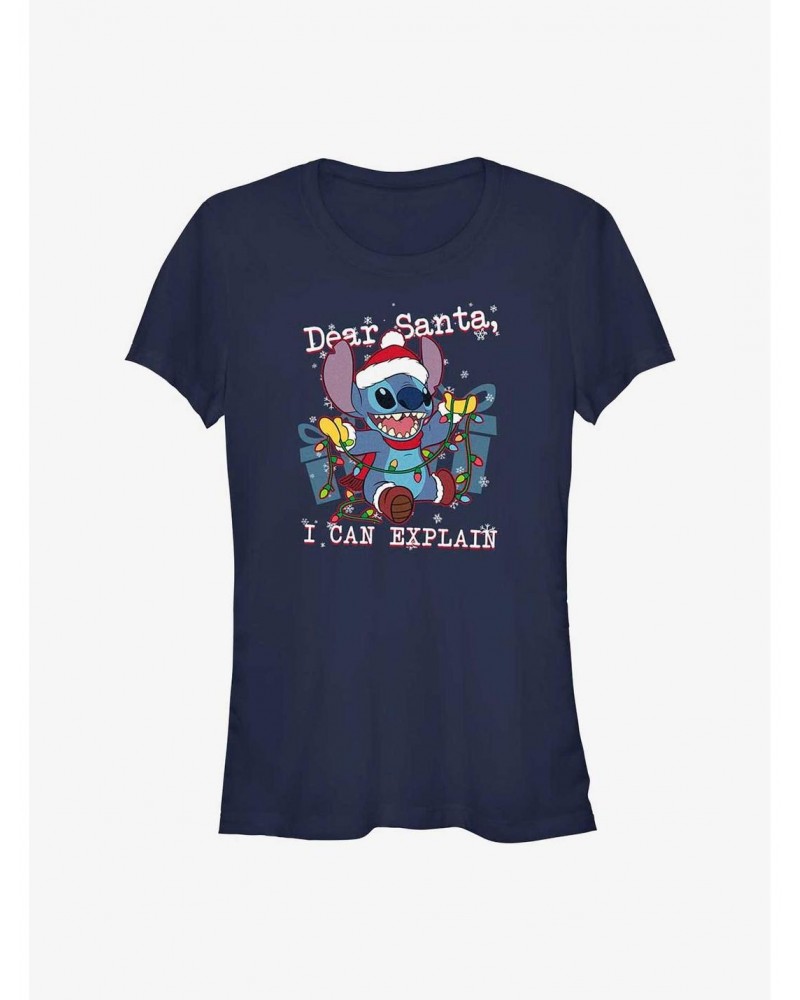 Disney Lilo & Stitch Dear Santa Girls T-Shirt $9.56 T-Shirts