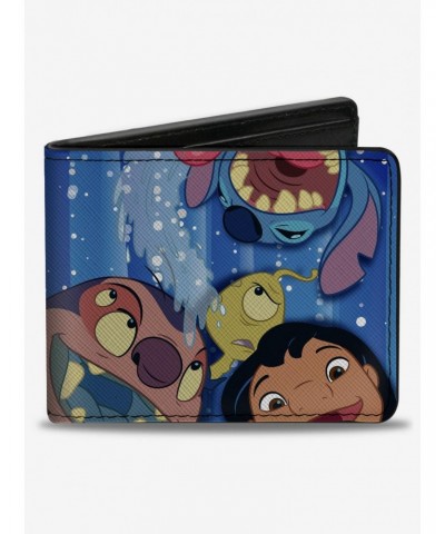 Disney100 Lilo & Stitch Characters Photo Booth Pose Bifold Wallet $7.88 Wallets