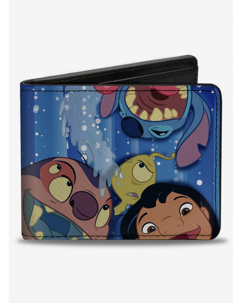 Disney100 Lilo & Stitch Characters Photo Booth Pose Bifold Wallet $7.88 Wallets