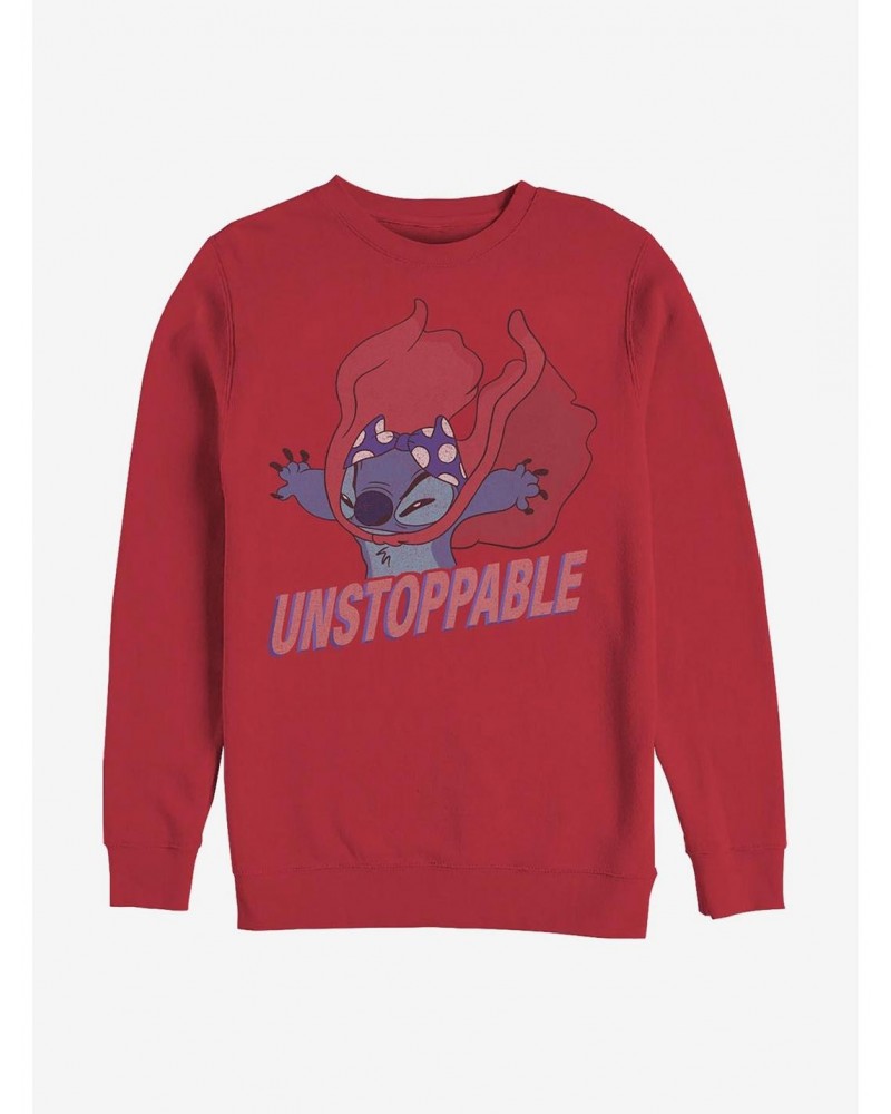 Disney Lilo & Stitch Unstoppable Stitch Crew Sweatshirt $9.74 Sweatshirts