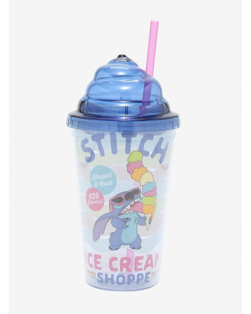 Disney Lilo & Stitch Figural Ice Cream Acrylic Travel Cup $5.01 Cups