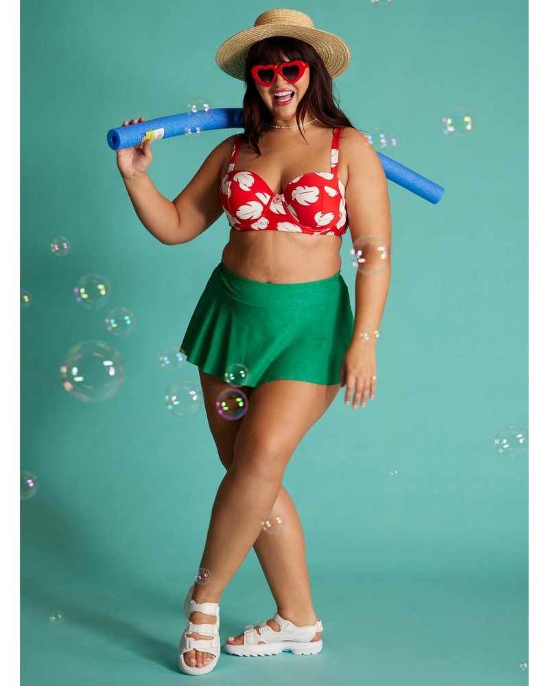 Disney Lilo & Stitch Leaf Skirted Swim Bottoms Plus Size $10.00 Bottoms