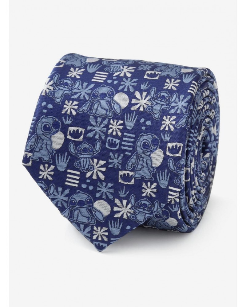 Disney Lilo & Stitch Blue Tropical Men's Tie $6.97 Ties