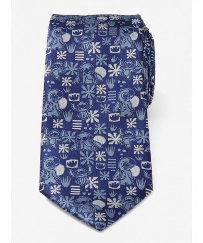 Disney Lilo & Stitch Blue Tropical Men's Tie $6.97 Ties