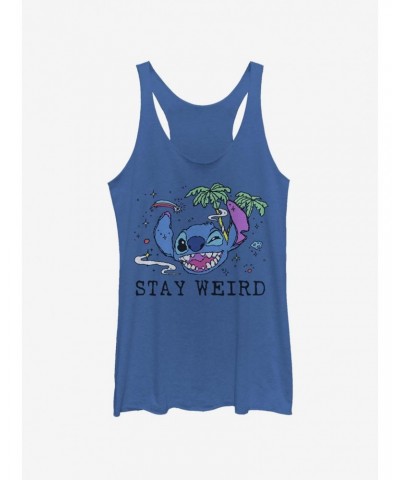 Disney Lilo & Stitch Trippy Stitch Girls Tank $8.91 Tanks