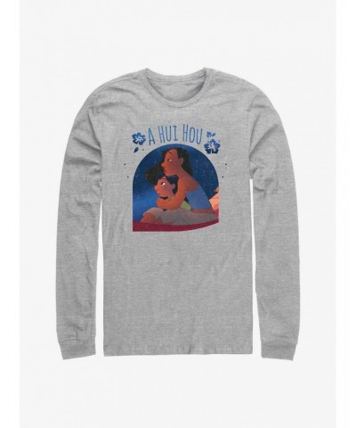 Disney Lilo & Stitch A Hui Hou Long Sleeve T-Shirt $13.16 T-Shirts