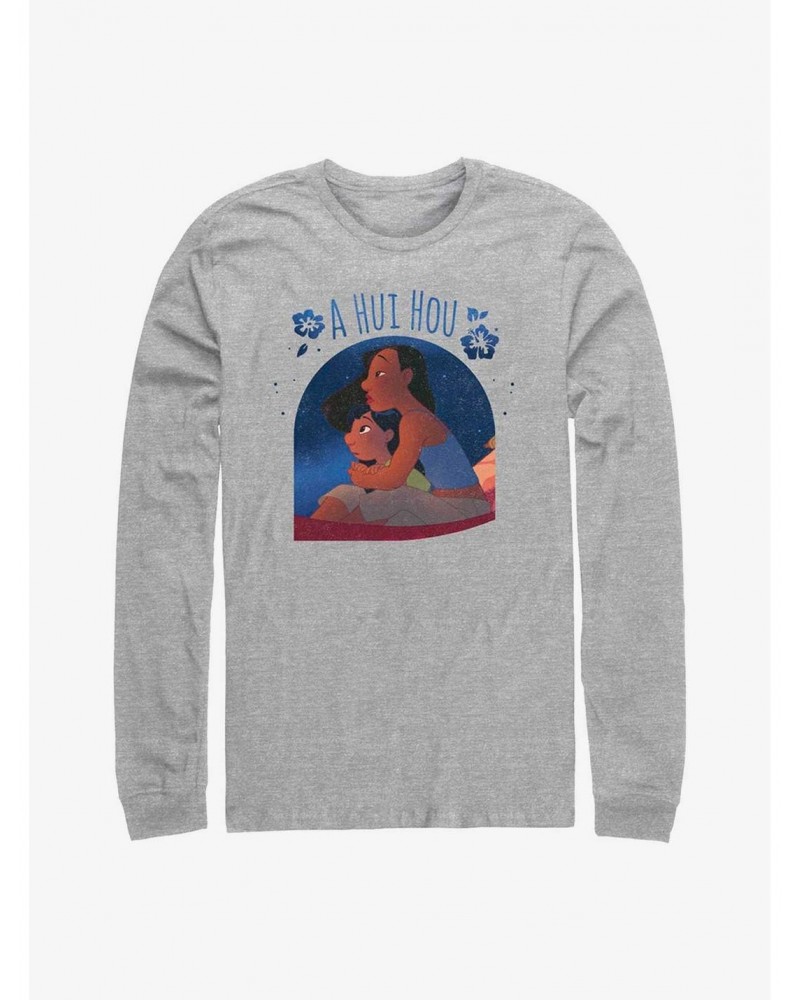 Disney Lilo & Stitch A Hui Hou Long Sleeve T-Shirt $13.16 T-Shirts