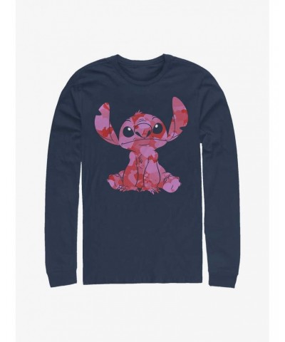 Disney Lilo & Stitch Heart Fill Long-Sleeve T-Shirt $8.42 T-Shirts