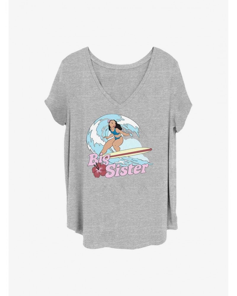 Disney Lilo & Stitch Big Sister Nani Girls T-Shirt Plus Size $7.40 T-Shirts