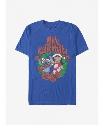 Disney Lilo & Stitch Mele Kalikimaka Stitch T-Shirt $8.41 T-Shirts