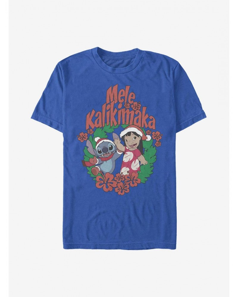 Disney Lilo & Stitch Mele Kalikimaka Stitch T-Shirt $8.41 T-Shirts