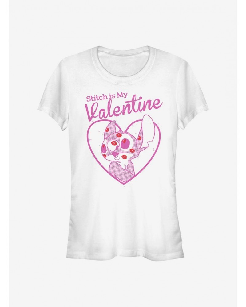 Disney Lilo & Stitch Valentine Girls T-Shirt $9.76 T-Shirts