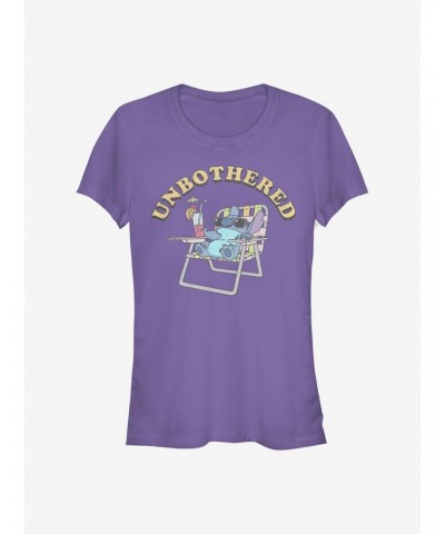 Disney Lilo & Stitch Unbothered Girls T-Shirt $6.77 T-Shirts