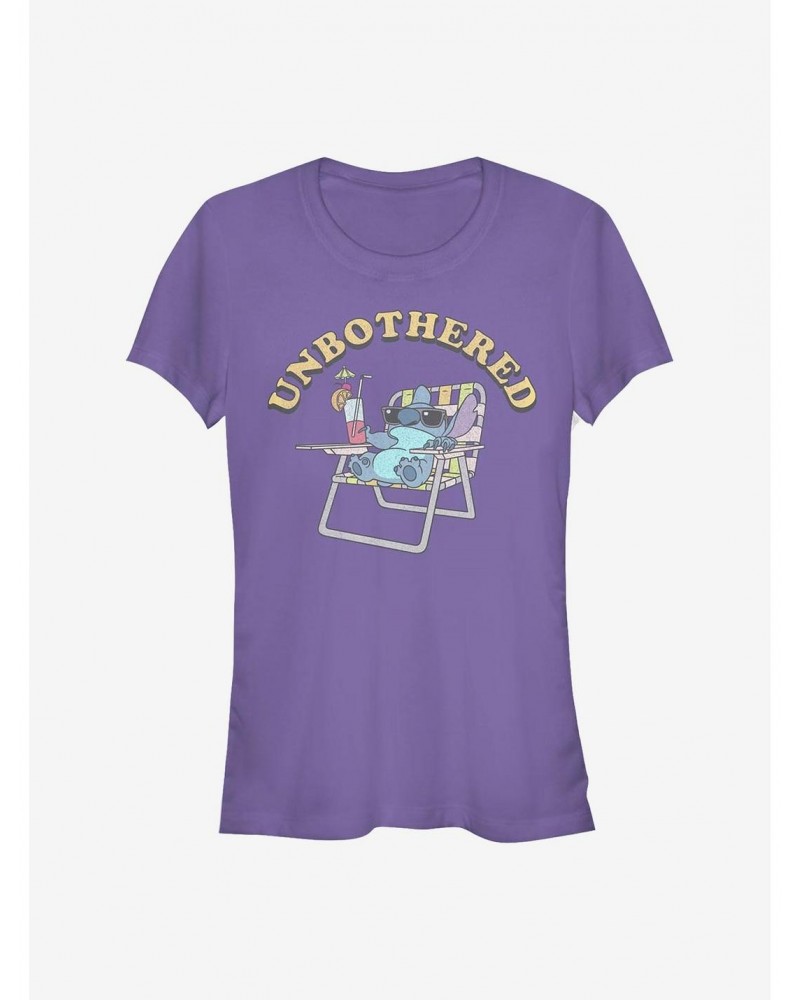 Disney Lilo & Stitch Unbothered Girls T-Shirt $6.77 T-Shirts