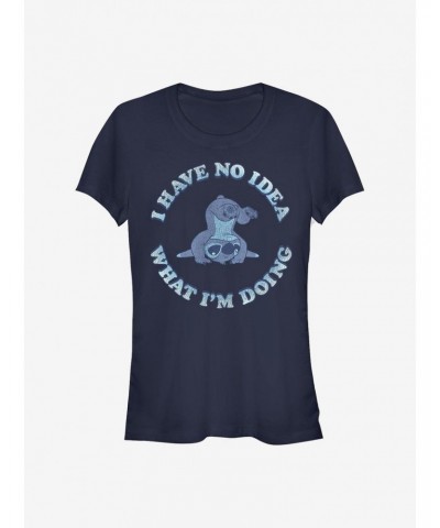 Disney Lilo & Stitch No Idea Girls T-Shirt $6.77 T-Shirts