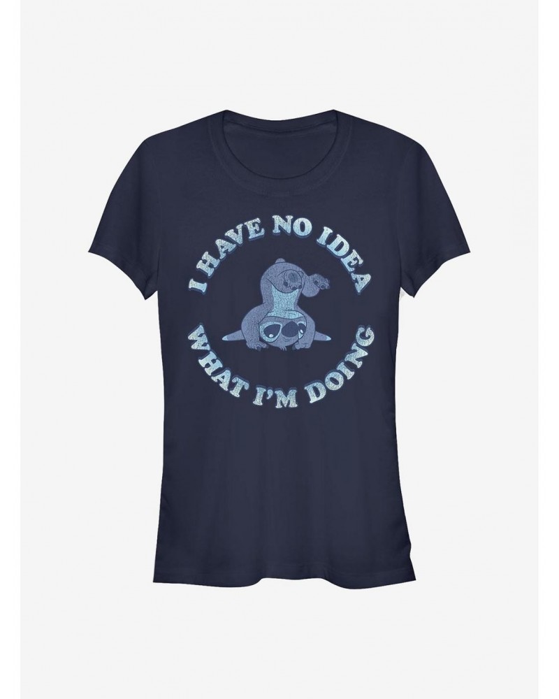 Disney Lilo & Stitch No Idea Girls T-Shirt $6.77 T-Shirts