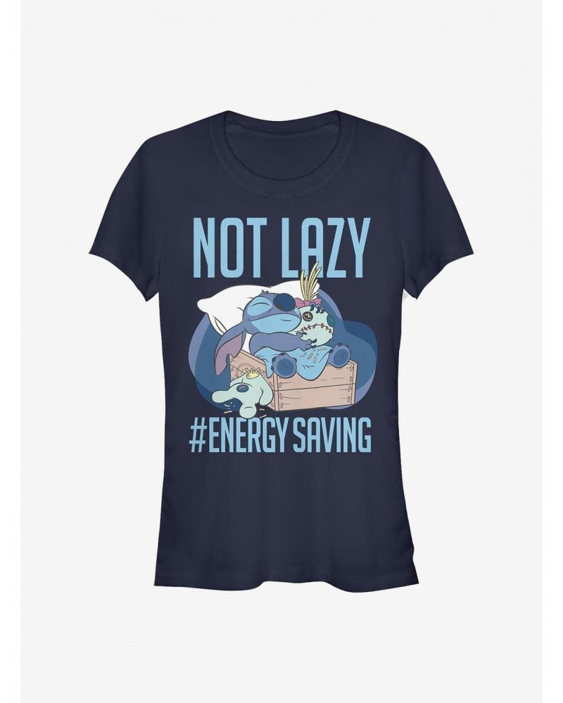 Disney Lilo & Stitch Lazy Energy Girls T-Shirt $5.98 T-Shirts