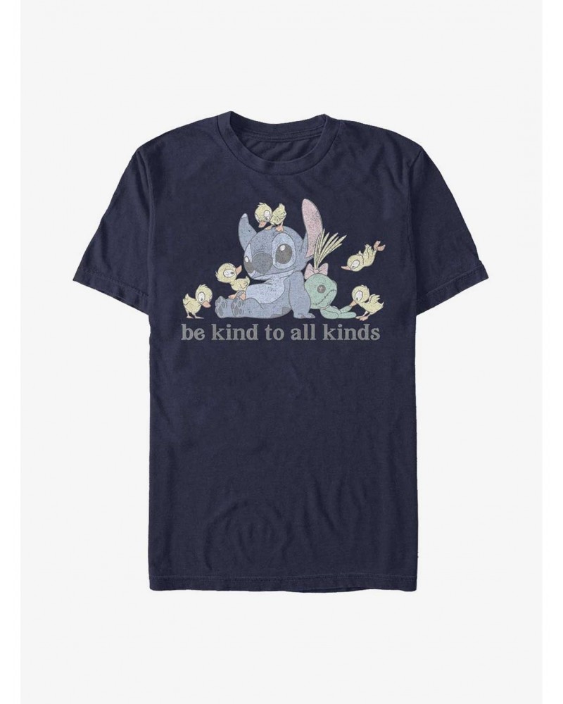 Disney Lilo & Stitch Be Kind To All Kinds T-Shirt $6.88 T-Shirts