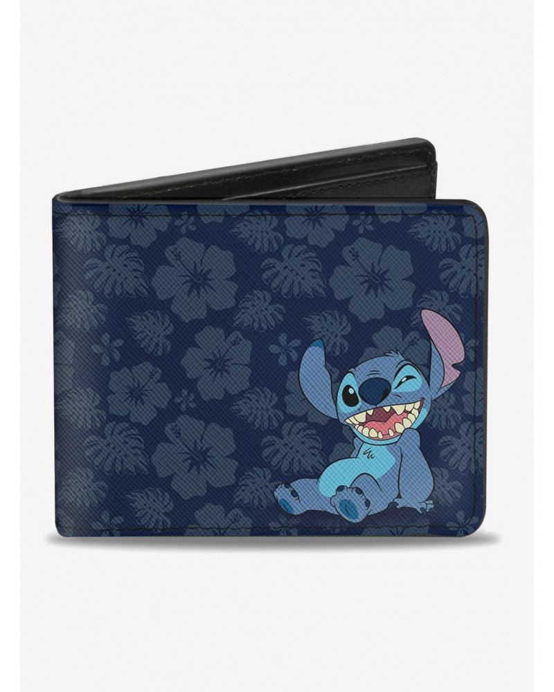 Disney Lilo & Stitch Winking Stitch Pose Bi-Fold Wallet $9.07 Wallets