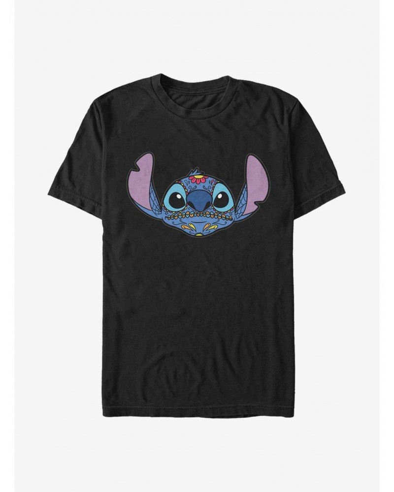 Disney Lilo & Stitch Sugar Skull Stitch T-Shirt $7.27 T-Shirts