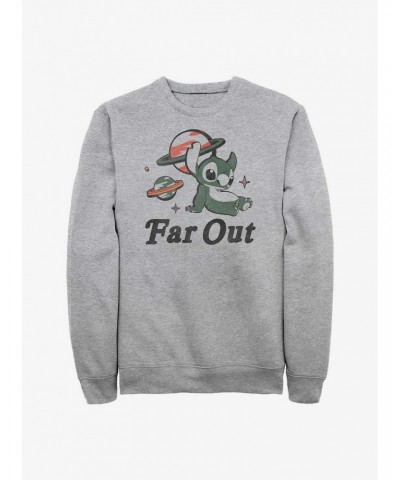 Disney Lilo & Stitch Far Out Stitch Crew Sweatshirt $14.46 Sweatshirts