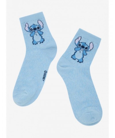 Disney Lilo & Stitch Pointelle Ankle Socks $2.43 Socks