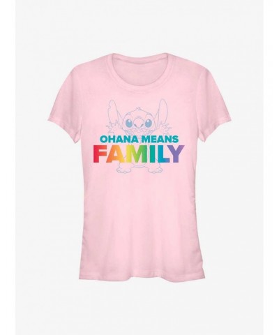 Disney Lilo & Stitch Ohana Pride T-Shirt $8.76 T-Shirts