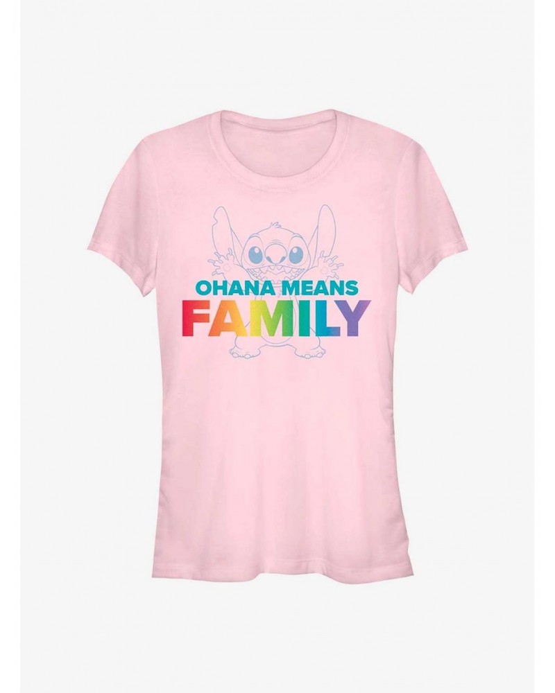 Disney Lilo & Stitch Ohana Pride T-Shirt $8.76 T-Shirts