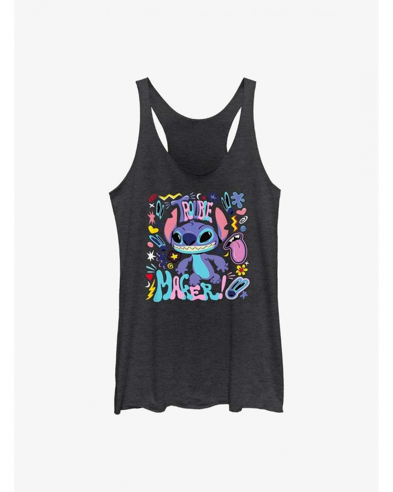 Disney Lilo & Stitch Trouble Maker Girls Tank $7.25 Tanks