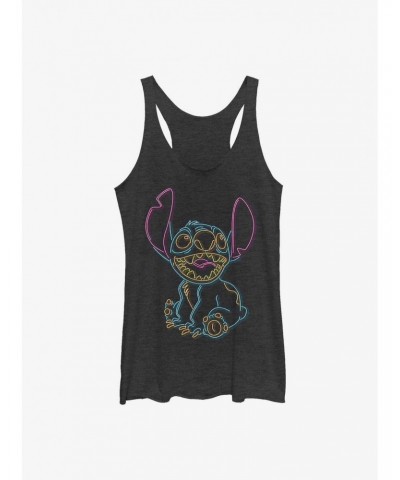 Disney Lilo & Stitch Neon Stitch Girls Tank $6.22 Tanks