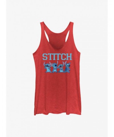 Dsny Lilo Stch The Stitches Happy Stitch Girls Raw Edge Tank $6.63 Tanks