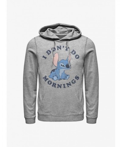 Disney Lilo & Stitch I Don't Do Mornings Hoodie $17.96 Hoodies