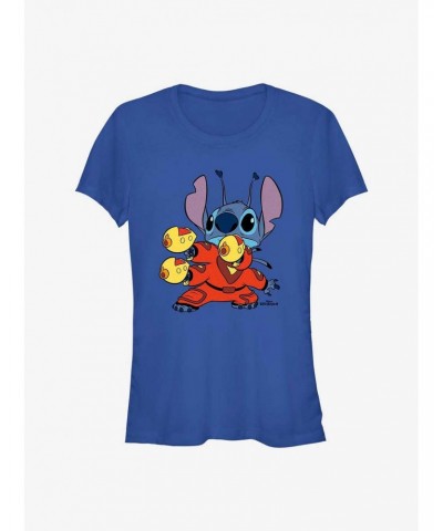 Disney Lilo & Stitch Stick 'Em Up Girls T-Shirt $6.57 T-Shirts