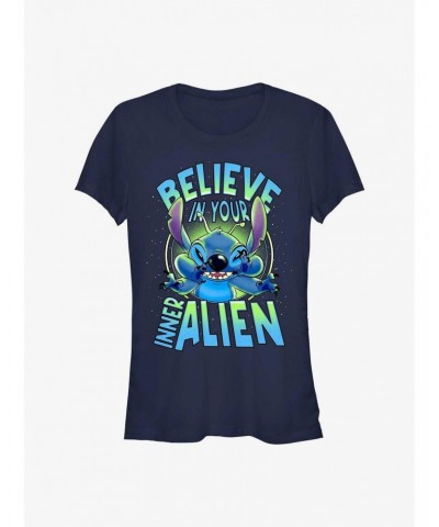 Disney Lilo & Stitch Inner Alien Girls T-Shirt $6.57 T-Shirts