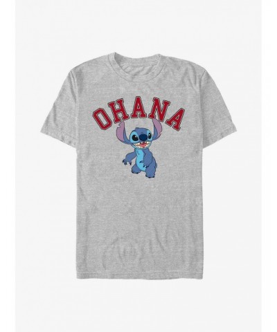 Disney Lilo & Stitch Ohana Collegiate T-Shirt $6.50 T-Shirts