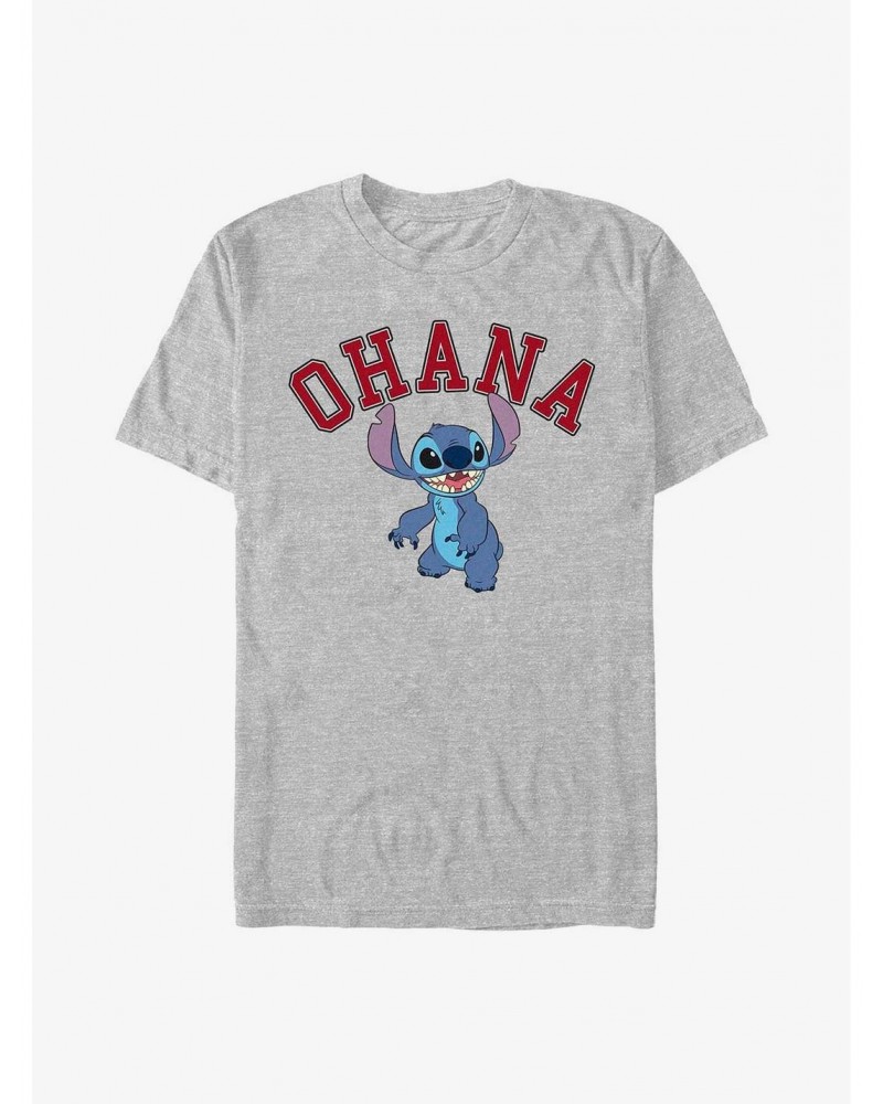 Disney Lilo & Stitch Ohana Collegiate T-Shirt $6.50 T-Shirts