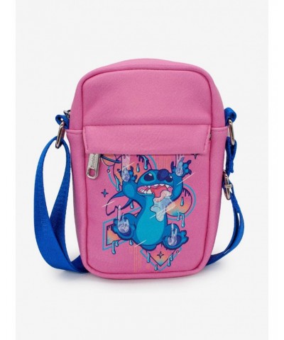 Disney Lilo & Stitch Sliding In Space Crossbody $11.85 Crossbody