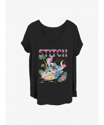 Disney Lilo & Stitch Aloha Stitch Girls T-Shirt Plus Size $8.79 T-Shirts